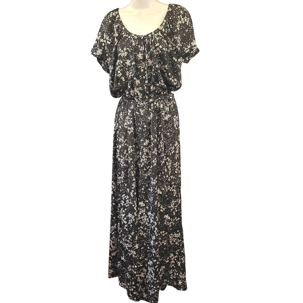 Cristina Ehrlich Jumpsuit Floral Whimsigoth Romantic Prairie Dark Cottagecore